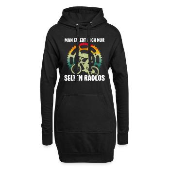 Rarement vélo sans roues vélo de montagne vélo de route vélo - Sweat-shirt à capuche long Femme - noir - Devant