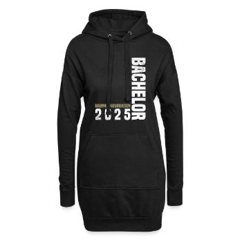 Bachelor Bauingenieurwesen 2025 - Hoodie-Kleid - Schwarz - Vorne