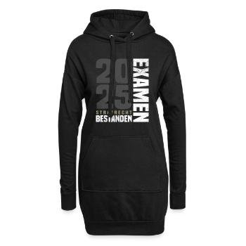 Strafrecht Examen Bestanden 2025 - Hoodie-Kleid - Schwarz - Vorne