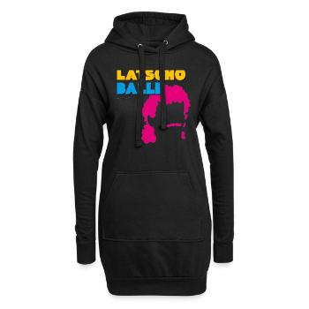 Latscho Balle - Hoodie-Kleid - Schwarz - Vorne