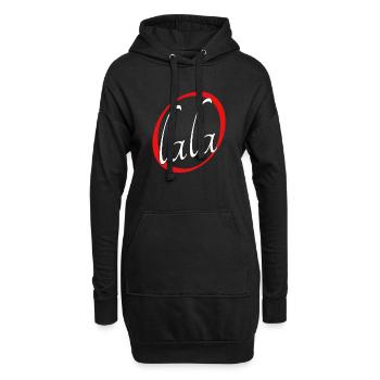 O lala - Hoodie-Kleid - Schwarz - Vorne