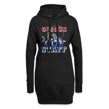 Artiste de cirque Carnaval Circus Lovers Circus - Sweat-shirt à capuche long Femme - noir - Devant