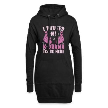 K Drama Koreanische Musik Geschenk Lustiges K Pop - Hoodie-Kleid - Schwarz - Vorne