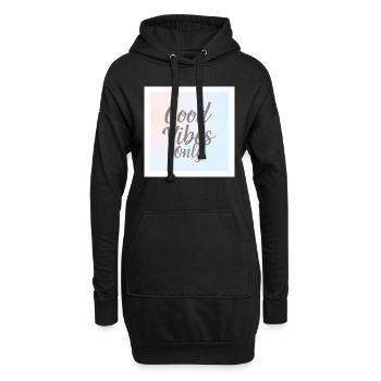 gute vibes ey only 2022 - Hoodie-Kleid - Schwarz - Vorne