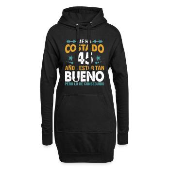 ME HA COSTADO 45 ANOS ESTAR TAN BUENO - Sweat-shirt à capuche long Femme - noir - Devant