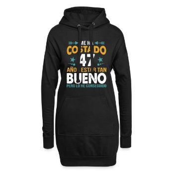 ME HA COSTADO 47 ANOS ESTAR TAN BUENO - Sweat-shirt à capuche long Femme - noir - Devant