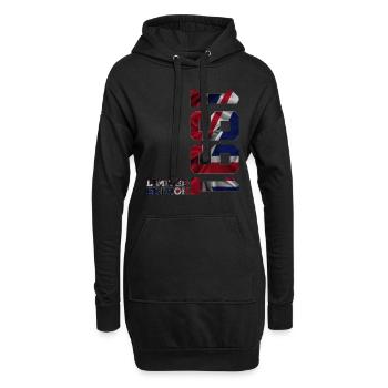 ANGLETERRE ÉDITION LIMITÉE 35E ANNIVERSAIRE 1991 AU ROYAUME-UNI - Sweat-shirt à capuche long Femme - noir - Devant