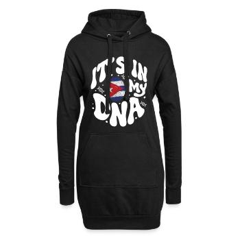 Kubanische DNA Kuba Flagge Hispanisch - Hoodie-Kleid - Schwarz - Vorne