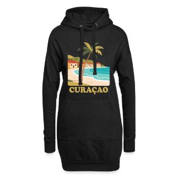 Curacao - Hoodie-Kleid - Schwarz - Vorne