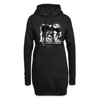 Sidemount Diving Reef Fin de la zone de confort - Sweat-shirt à capuche long Femme - noir - Devant