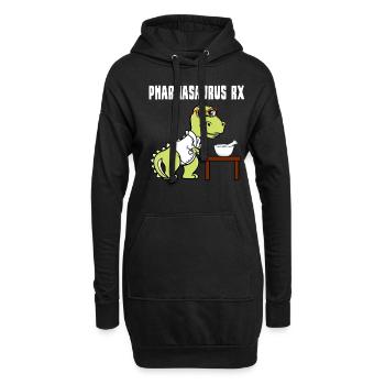 Pharmasaurus RX - Sweat-shirt à capuche long Femme - noir - Devant
