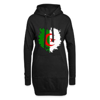 Algerien - Hoodie-Kleid - Schwarz - Vorne