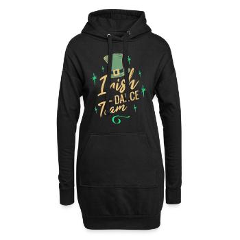 Irish Dance Team - Hoodie-Kleid - Schwarz - Vorne