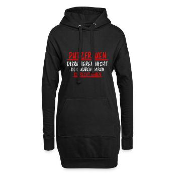 Putzfrau Haushalt Spruch Reinigungskraft Geschenk - Hoodie-Kleid - Schwarz - Vorne