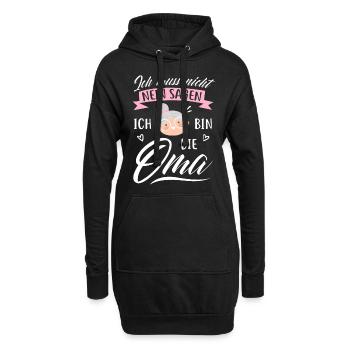 Je n'ai pas à dire non, je suis la grand-mère - Sweat-shirt à capuche long Femme - noir - Devant