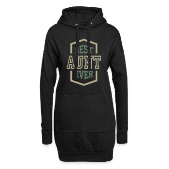 Beste Tante aller Zeiten - Hoodie-Kleid - Schwarz - Vorne