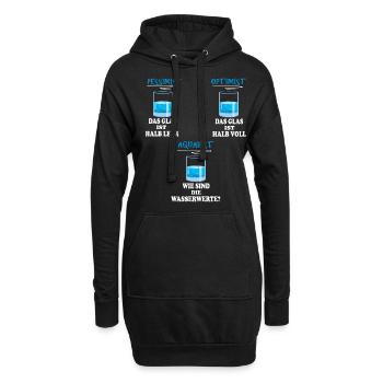 Aquarianer Aquarium Aquascaping Aquaristik - Hoodie-Kleid - Schwarz - Vorne