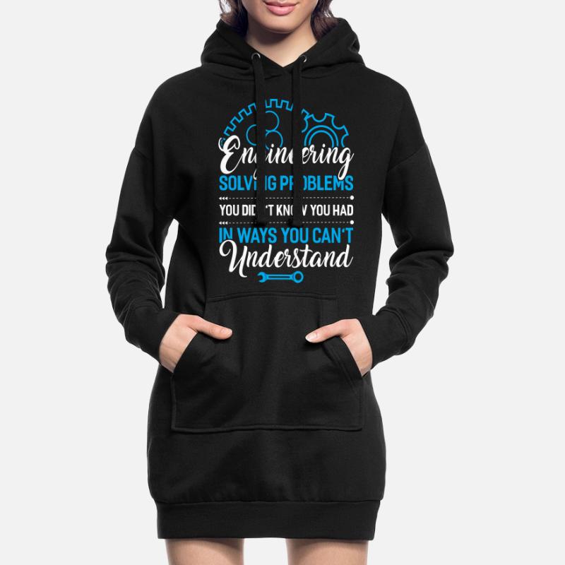 Engineer Mechanical Engineering Electrical Engineering Gift Hoodie Dress