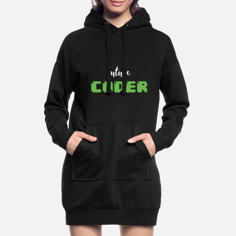 Future Coder Nerdy Programming Hoodie-Kleid
