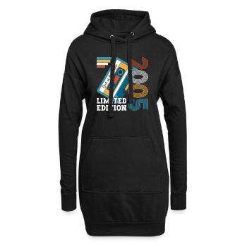 18. Geburtstag November Jahrgang 2005 Kassette - Hoodie-Kleid - Schwarz - Vorne