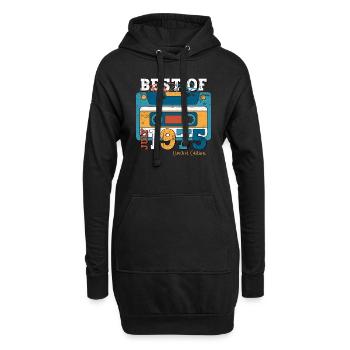 50. Geburtstag Kassette Juli 1975 Jahrgang 1975 - Hoodie-Kleid - Schwarz - Vorne