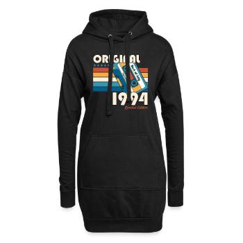 30. Geburtstag Kassette Juli 1994 Jahrgang 1994 - Hoodie-Kleid - Schwarz - Vorne