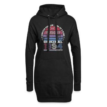 30th Birthday Original August 1994 Vintage 1994 - Hoodie Dress - black - Front