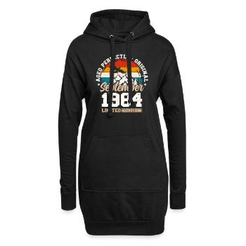 40e anniversaire Original septembre 1984 Volume 84 - Sweat-shirt à capuche long Femme - noir - Devant