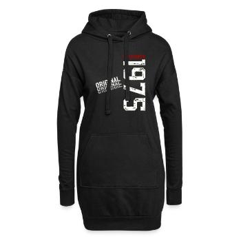 50e anniversaire Original Décembre 1975 Volume 75 - Sweat-shirt à capuche long Femme - noir - Devant