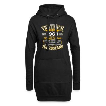 65. Geburtstag Oldtimer Juli Jahrgang 1960 - Hoodie-Kleid - Schwarz - Vorne