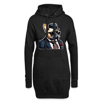French Bulldog T Shirt Dog funny dog design Hunde - Hoodie-Kleid - Schwarz - Vorne