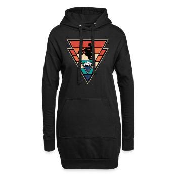 Motocross Dirt Bike Rider Moto Supercross MX - Sweat-shirt à capuche long Femme - noir - Devant
