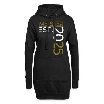 Meister est. 2025 - Hoodie-Kleid - Schwarz - Vorne