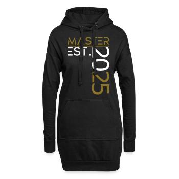 Master est. 2025 - Hoodie-Kleid - Schwarz - Vorne