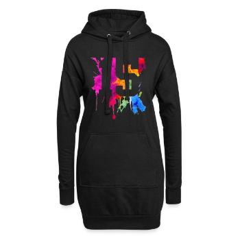 15 JAHRE 15. GEBURTSTAG - Hoodie-Kleid - Schwarz - Vorne