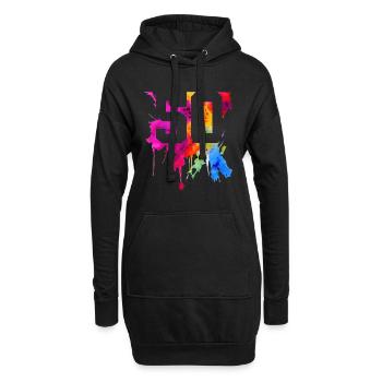 50 JAHRE 50. GEBURTSTAG - Hoodie-Kleid - Schwarz - Vorne