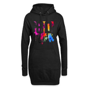 80 JAHRE 80. GEBURTSTAG - Hoodie-Kleid - Schwarz - Vorne