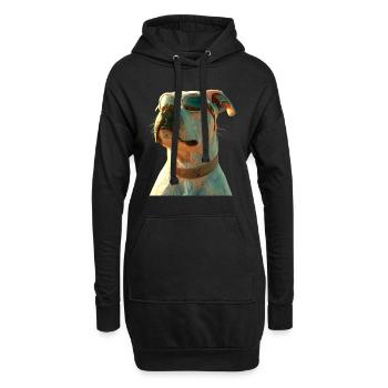 Pitbull Bulldog Pittie American Pitbull Terrier - Sweat-shirt à capuche long Femme - noir - Devant