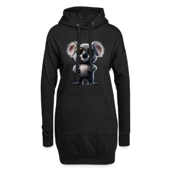 Koala Bear Australie Koala Bear Mignon Koala Bears - Sweat-shirt à capuche long Femme - noir - Devant