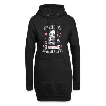 Offizielles Beste Mama Schlafshirt Pandabär Panda - Hoodie-Kleid - Schwarz - Vorne