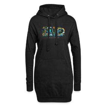 Le Jour de la Terre est chaque jour Climat Nature Environnement Terre - Sweat-shirt à capuche long Femme - noir - Devant