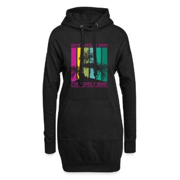 Cadeau pension pension femme retraité 2025 - Sweat-shirt à capuche long Femme - noir - Devant