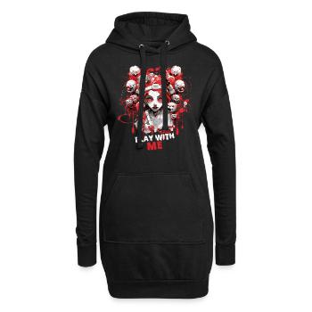 Halloween Krankenschwester Kostüm mit Pflege - Hoodie-Kleid - Schwarz - Vorne