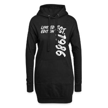 Limited Edition Est. 1986 - Hoodie-Kleid - Schwarz - Vorne
