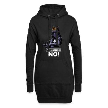 Avant de demander Cane Corso Cane Corsos Corso Corso Héliceur - Sweat-shirt à capuche long Femme - noir - Devant