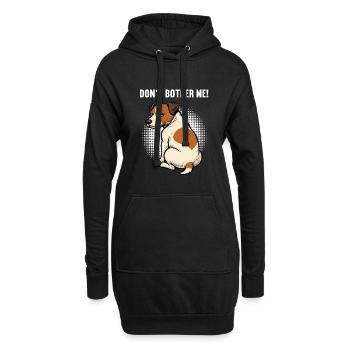 Don’t Bother Me Jack Russel terrier Jacky Jackys - Sweat-shirt à capuche long Femme - noir - Devant