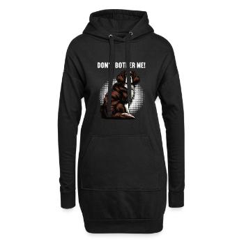 Don’t Bother Me Münsterländer Münsterländerhalter - Sweat-shirt à capuche long Femme - noir - Devant