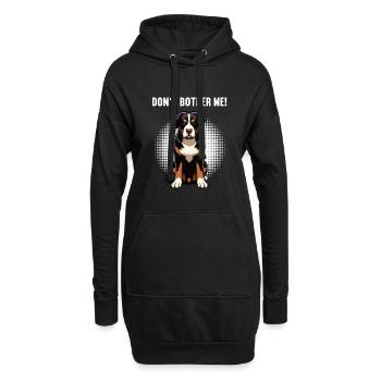 Don't Bother Me Appenzeller Sennenhund Sennenhunde - Hoodie Dress - black - Front