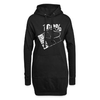 FLAT COATED RETRIEVER 100 - Hoodie-Kleid - Schwarz - Vorne
