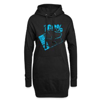FLAT COATED RETRIEVER 100 - Hoodie-Kleid - Schwarz - Vorne